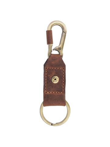 Greenburry Vintage Schlüsselanhänger Leder 6.5 cm in brown