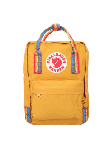 FJÄLLRÄVEN Kanken Rainbow City Rucksack 29 cm in ochre-rainbow pattern