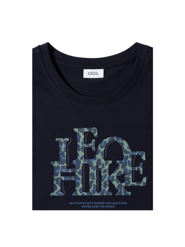 Cecil T-Shirt in urban dark blue