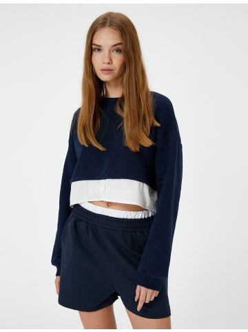 KOTON Shorts in Marineblau