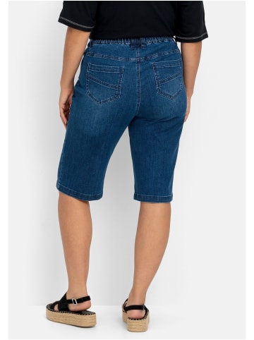 sheego Jeans-Bermudas in blue Denim