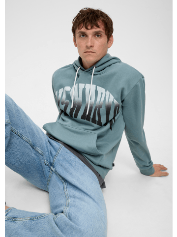 QS Sweatshirt langarm in Petrol