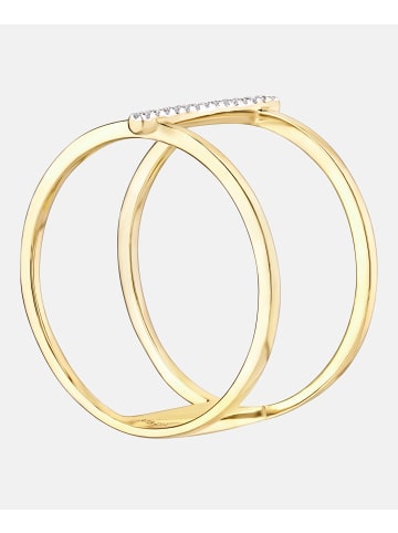 Diamant L'éternel Ring aus 375 Gelbgold mit Diamant