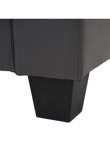 MCW 3-2-1 Sofagarnitur Lille, Kunstleder, dunkelgrau