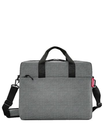 Reisenthel travelling Workbag - Aktentasche 42.5 cm (black) in twist silver