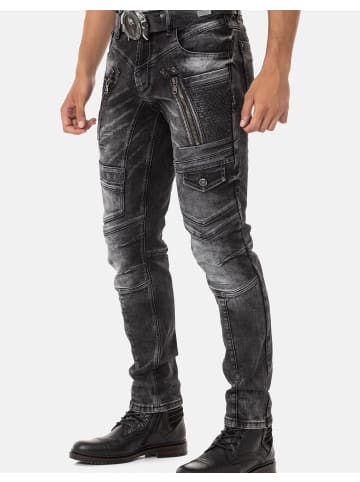 Cipo & Baxx Jeanshose CD844 in BLACK