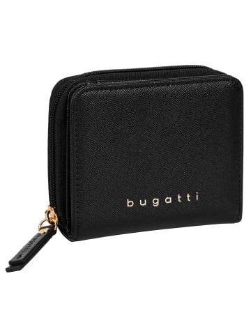 Bugatti Geldbörse ELLA SAFFIANO Kunstfaser in schwarz