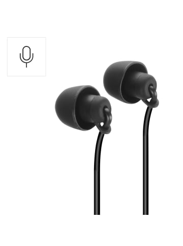 Kopfhörer Calm, In-Ear, USB-C, Schwarz