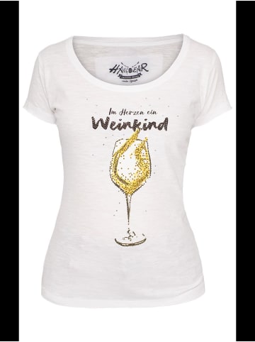 Hangowear T-Shirt WEISSWEINKIND in weiß