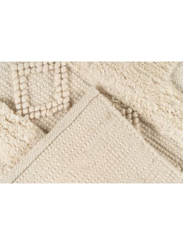 Kayoom Hochflor Teppich Bohist 125 in natural - rechteckig