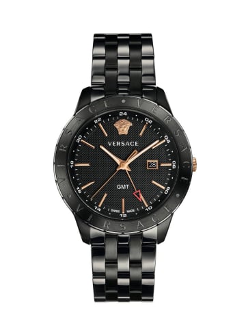 Versace Schweizer Uhr Univers schwarz in schwarz