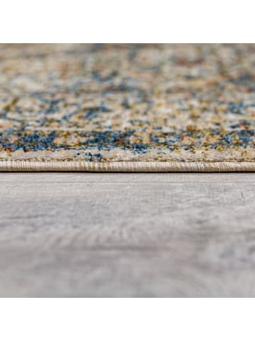 KADIMA DESIGN Orientteppich Vintage Medallion-Muster, Wohnzimmer in Multicolor-Erdtöne