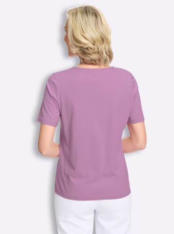 Sieh an! Kurzarm-Shirt in orchidee