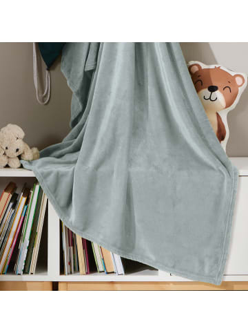 REDBEST Fleece, Microfaser Wohndecke 10er-Pack in hellgrau