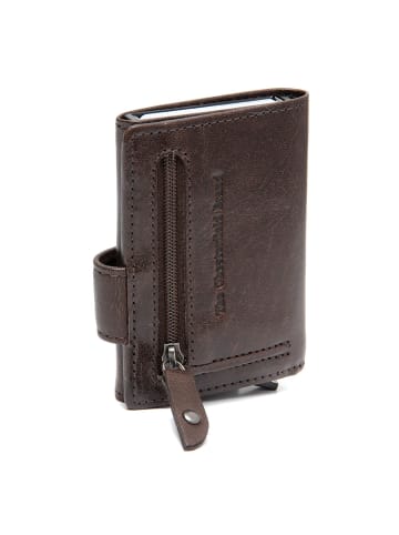 The Chesterfield Brand Larino Geldbörse RFID Schutz Leder 7 cm in brown