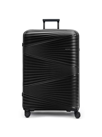Pactastic Collection 02 THE LARGE 4 Rollen Trolley 77 cm in black metallic