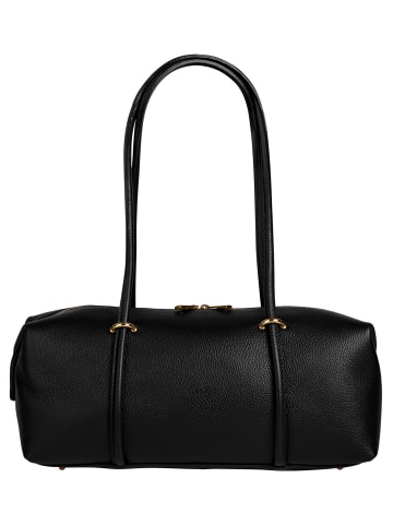 Cluty Handtasche FLIORI echt Leder in schwarz