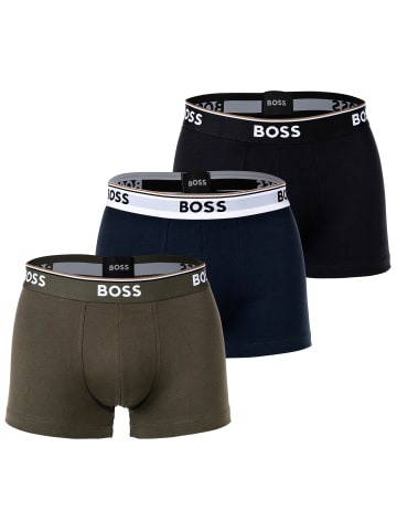 BOSS Boxershort 3er Pack in Schwarz/Blau/Grün