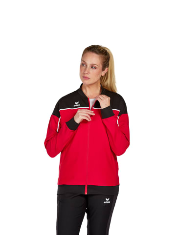 erima Damen Change By Erima Präsentationsjacke in rot/schwarz/weiss