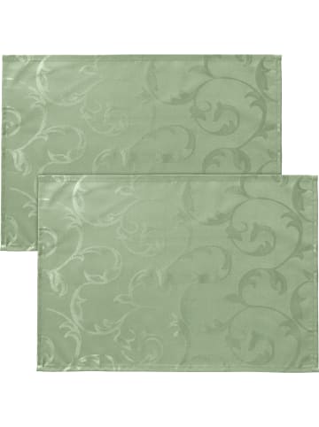 Erwin Müller Jacquard Tischset 2er-Pack Greven in grün