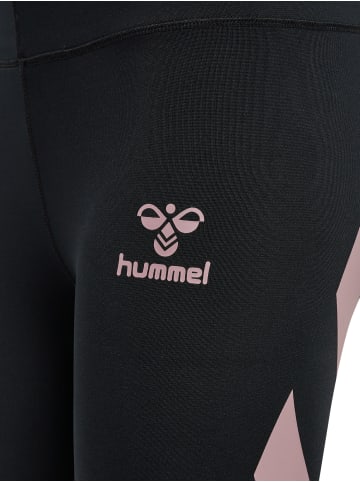 Hummel Hummel Leggings Hmlparis Damen in BLACK/WOODROSE