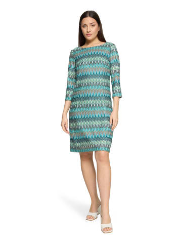 Betty Barclay Etuikleid mit 3/4 Arm in Blau/Grün