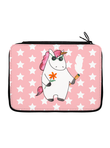 Mr. & Mrs. Panda Federmappe Einhorn Woodstock ohne Spruch in Rot Pastell