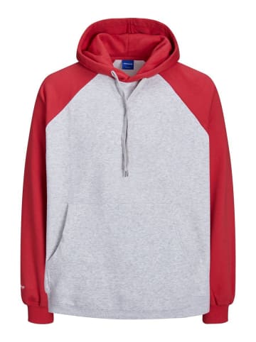Jack & Jones Kapuzenpullover in Rococco Red