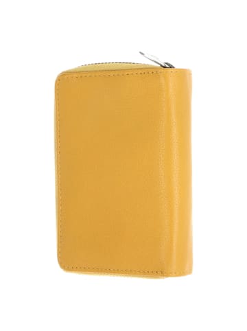 Golden Head Madrid Geldbörse RFID Schutz Leder 11.5 cm senfgelb