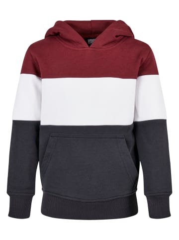 Urban Classics Kapuzenpullover in port/white/navy