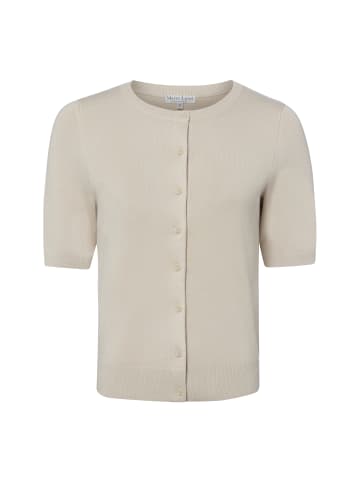 Marie Lund Kurzarm-Strickjacke in beige - 0001