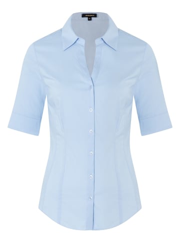 More & More Baumwollstretchbluse in italian blue