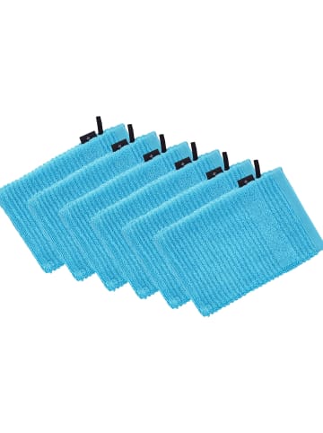 Vossen 6er Pack Waschhandschuh in ice blue