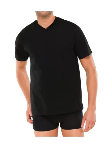 Schiesser T-Shirt in Schwarz