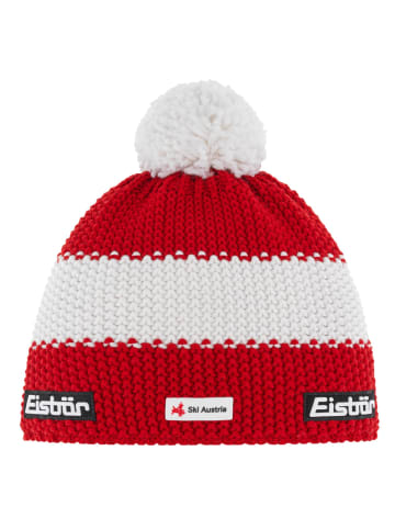Eisbär Strickmütze Star Pompon MÜ SKA in Rot