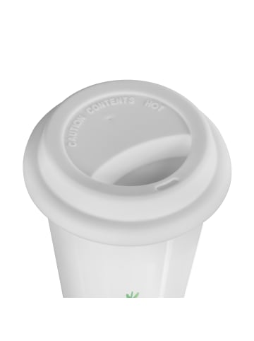 Mr. & Mrs. Panda ToGo Kaffeebecher Spinne Agathe Brief ohne Spruch in Weiß