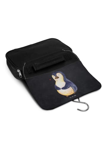 Mr. & Mrs. Panda Kosmetiktasche Pinguin Diät ohne Spruch in Kreidetafel