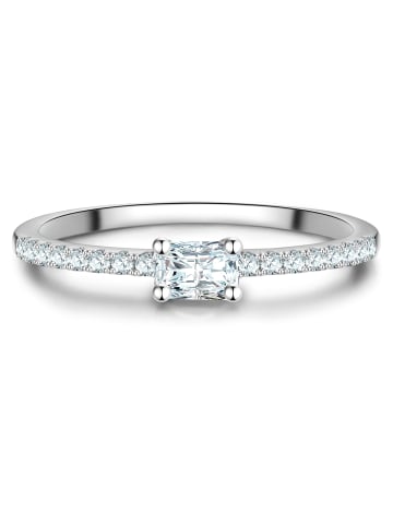 Trilani Ring aus Sterling Silber mit Zirkonia in silber