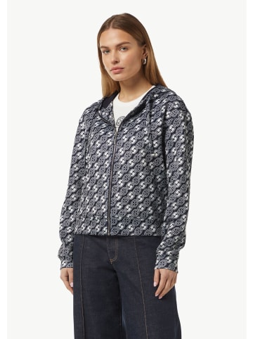 comma Sweatshirt Jacke langarm in Blau