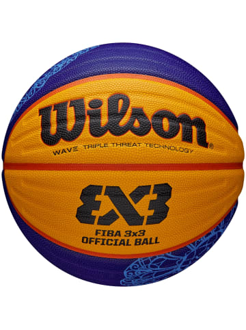 Wilson Wilson FIBA 3X3 Paris Retail 2024 Game Ball in Gelb