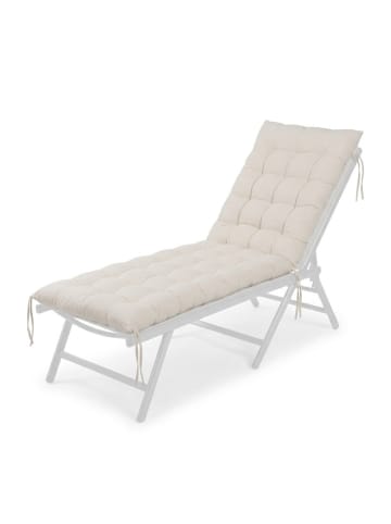 relaxdays Bankauflage in Beige - 180 x 50 cm