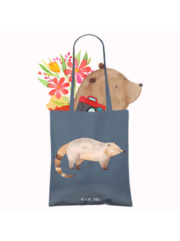 Mr. & Mrs. Panda Laptoptasche Nasenbär ohne Spruch in Indigo Blue