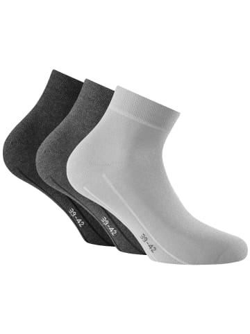 Rohner Socken 3er Pack in Grau