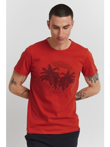 BLEND Print-Shirt in rot