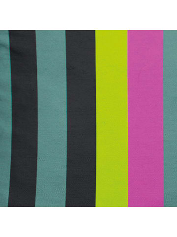 Erwin Müller Nicky-Velours, Samt Kissenhülle in petrol-bunt