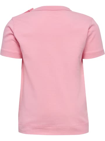 Hummel Druckknopf T-Shirt Hmljocha Mädchen in CANDY PINK