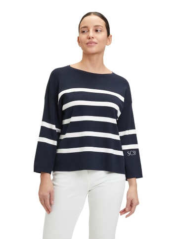 Betty Barclay Feinstrickpullover mit Ringel in Patch Dark Blue/Cream