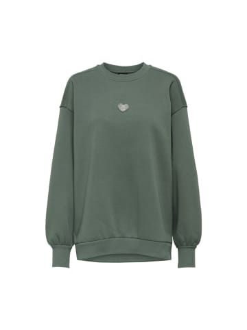 ONLY Sweatshirt in Balsam Green