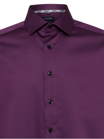 OLYMP Hemd in aubergine - 0002