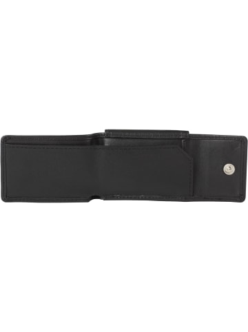 VLD VOi Leather Design Soft Valentin Geldbörse Leder 9 cm in schwarz
